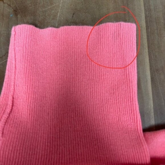 J Crew Womens Relaxed Fit Cashmere Turtleneck Sweater Size XXS Quiet Luxury Pink - Picture 11 of 11